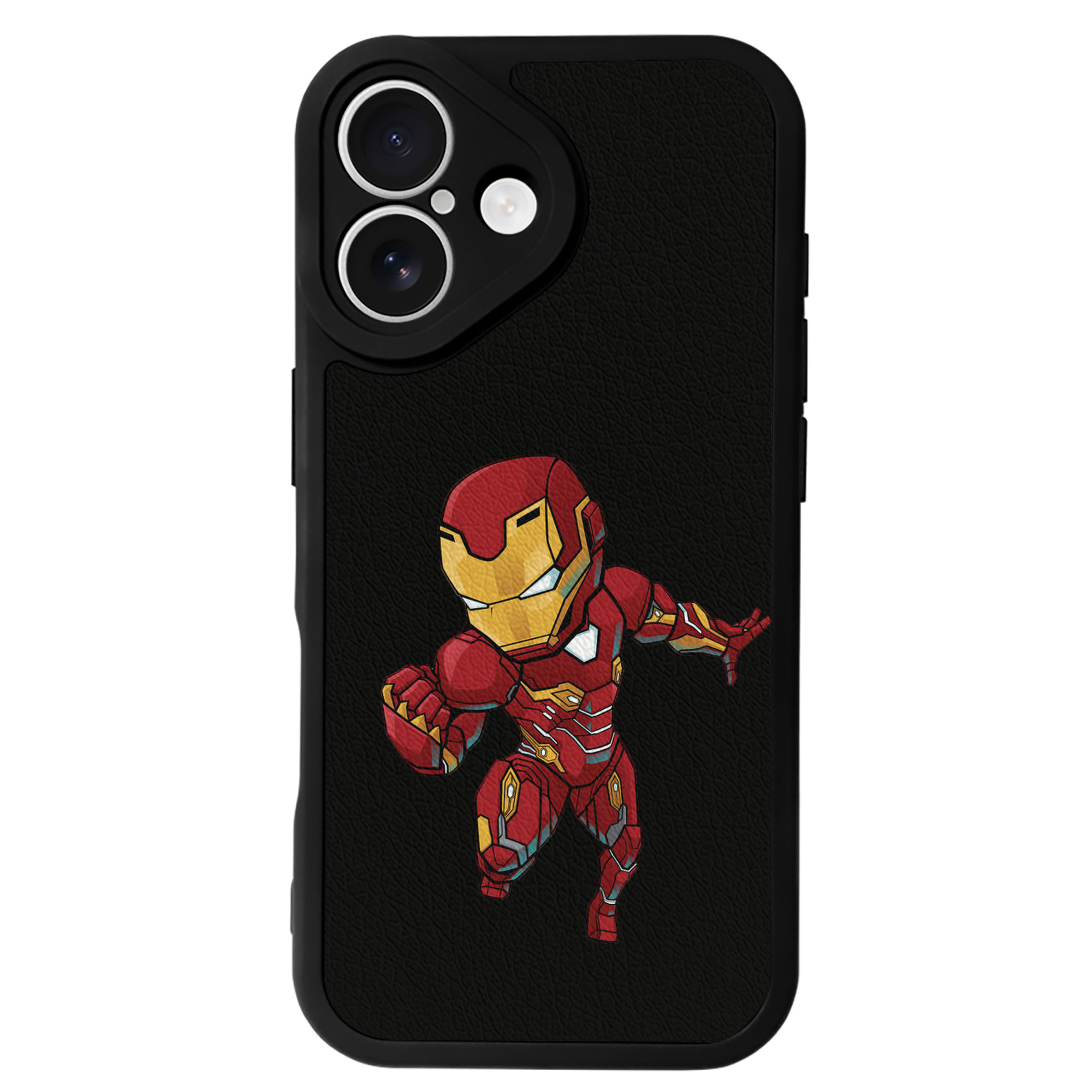 （画像用） アベンジャーズ The Avengers 【iPhone 16シリーズ対応】シリコンスマホケース（レザー調） 材質：シリコン